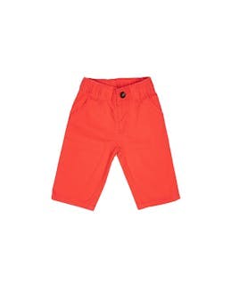 Pantalon rojo 100% algodón, elástico en la cintura - Carter's