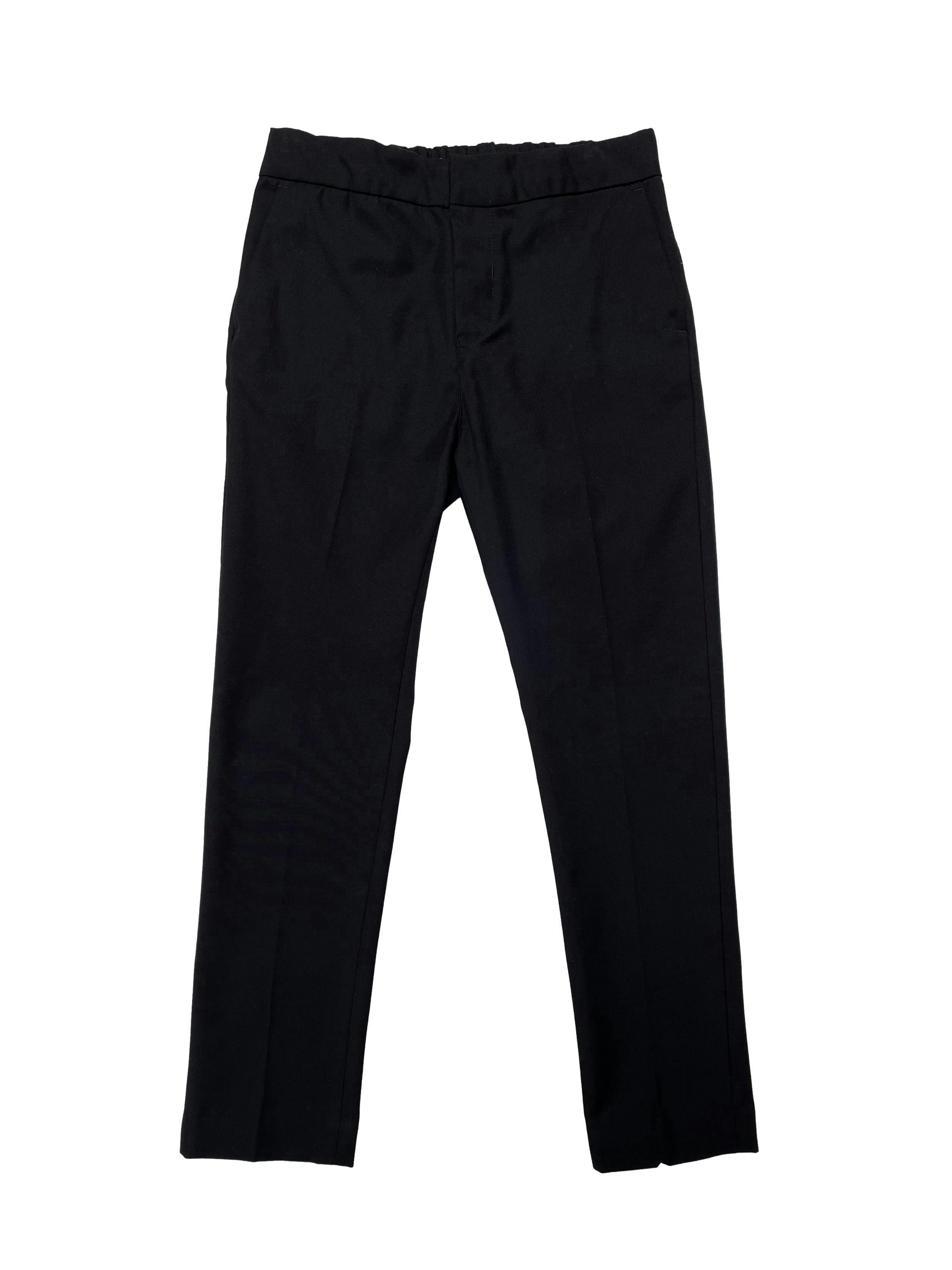 Pantalón de vestir H&M pretina elástica posterior, bolsillos laterales y traseros. Pretina 60cm sin estirar Largo 77cm