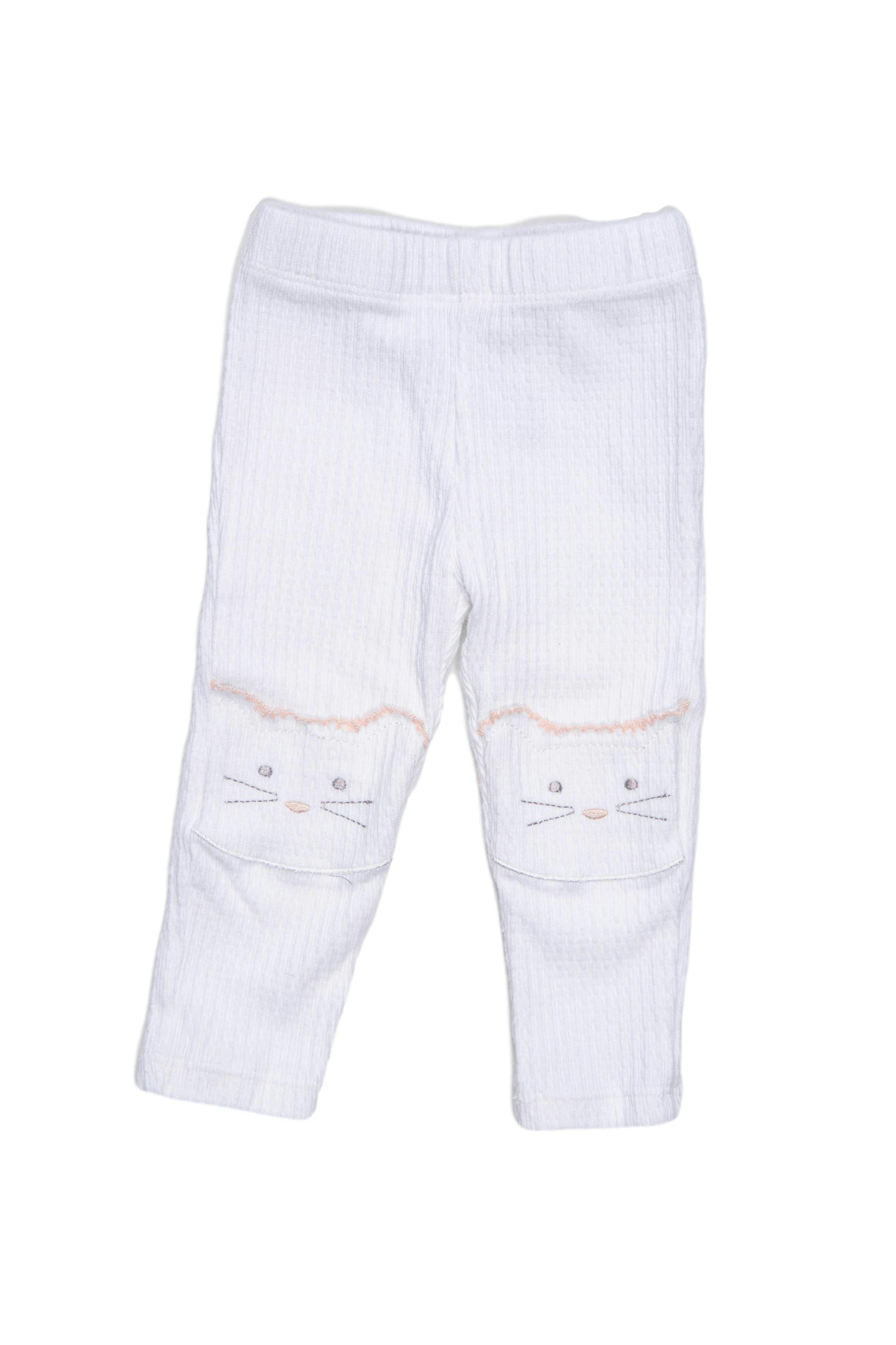 Legging crema, tela texturada con rodilleras de gato, 96% algodón y 4% spandex - Tjx Europe