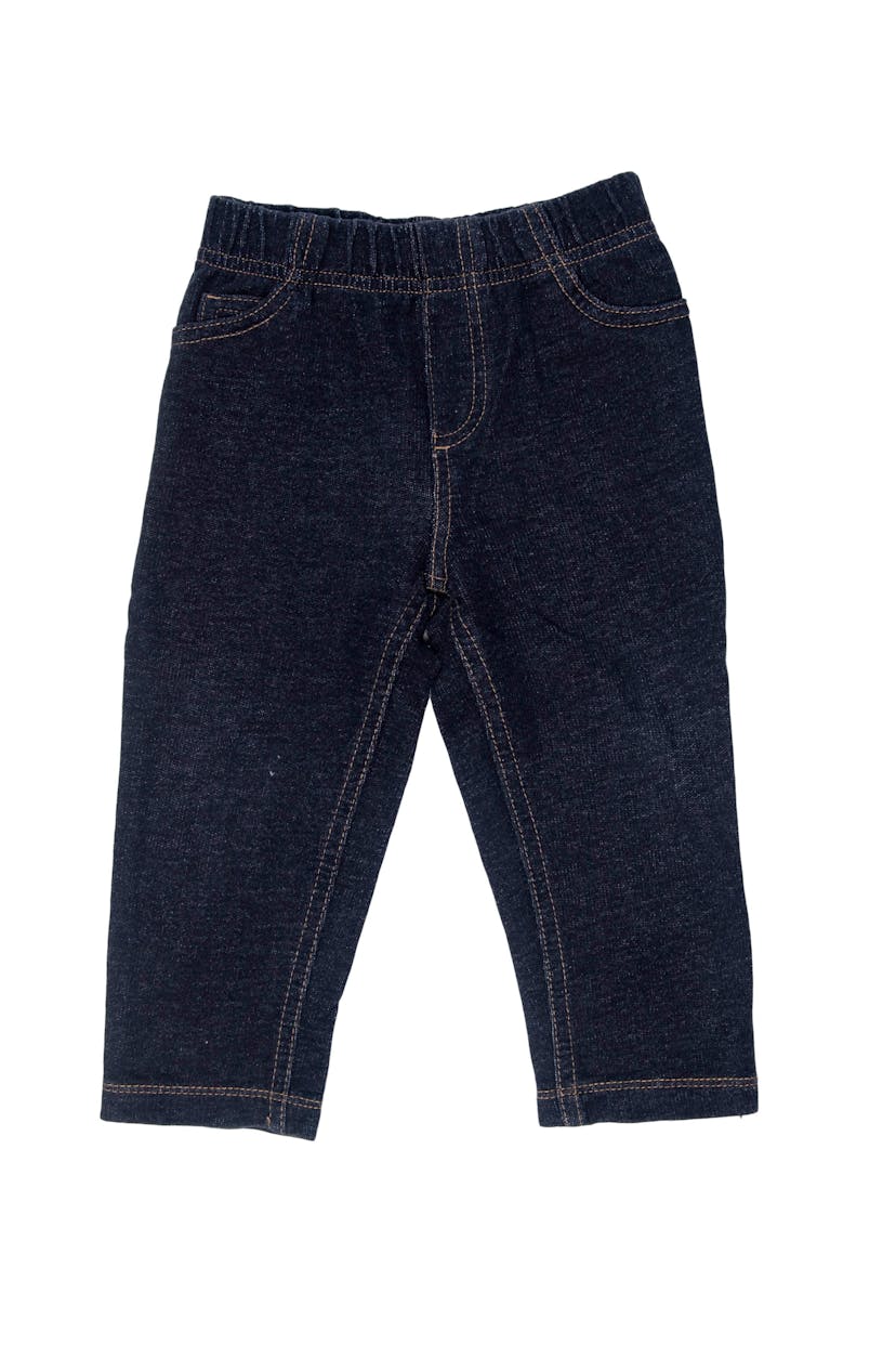 Pantalon 100% algodón simil jean. Es suave, textura de legging - Carter's