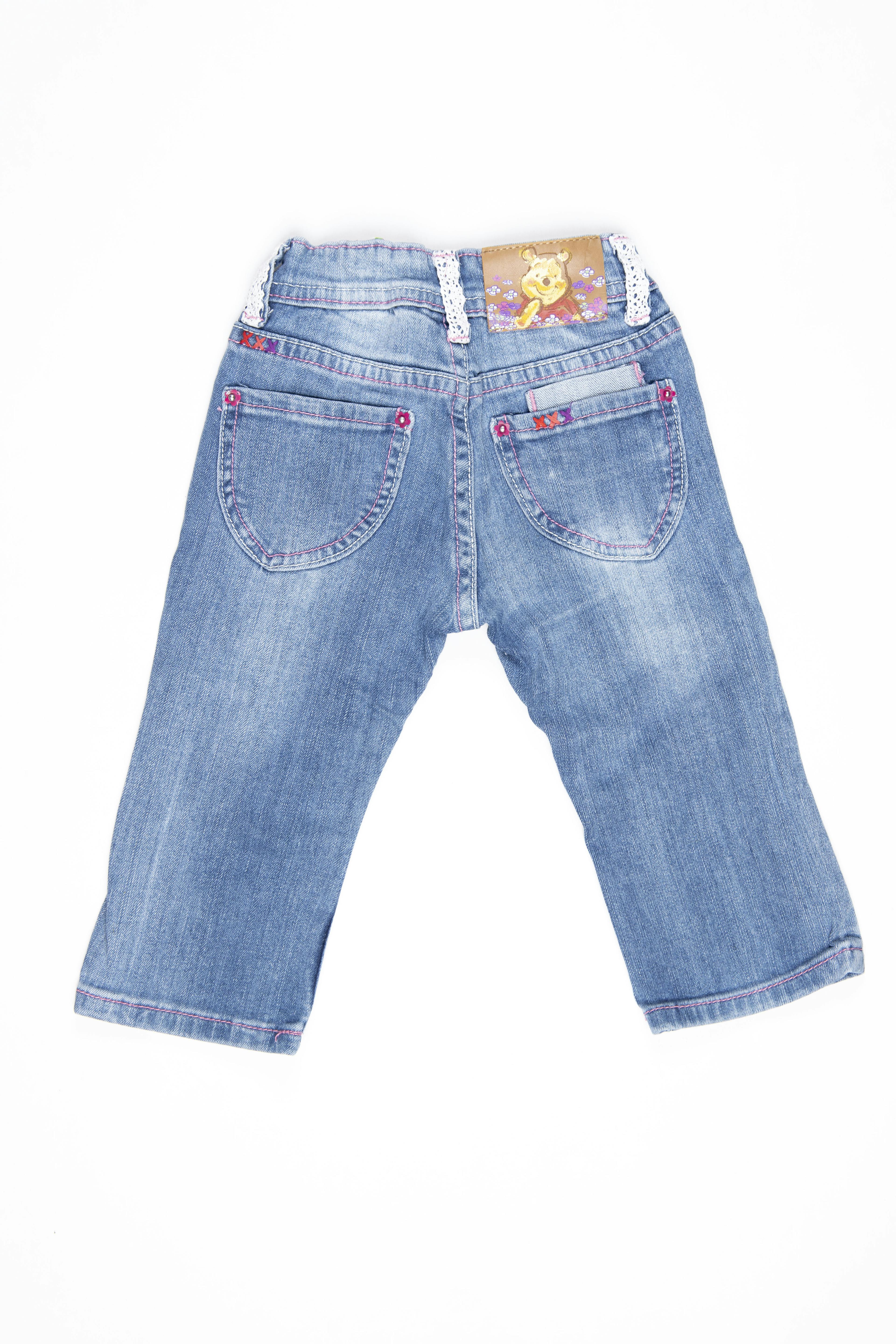 Jean winnie de Pooh, cintura regulable  98% algodón. Talla 1 americana - Disney