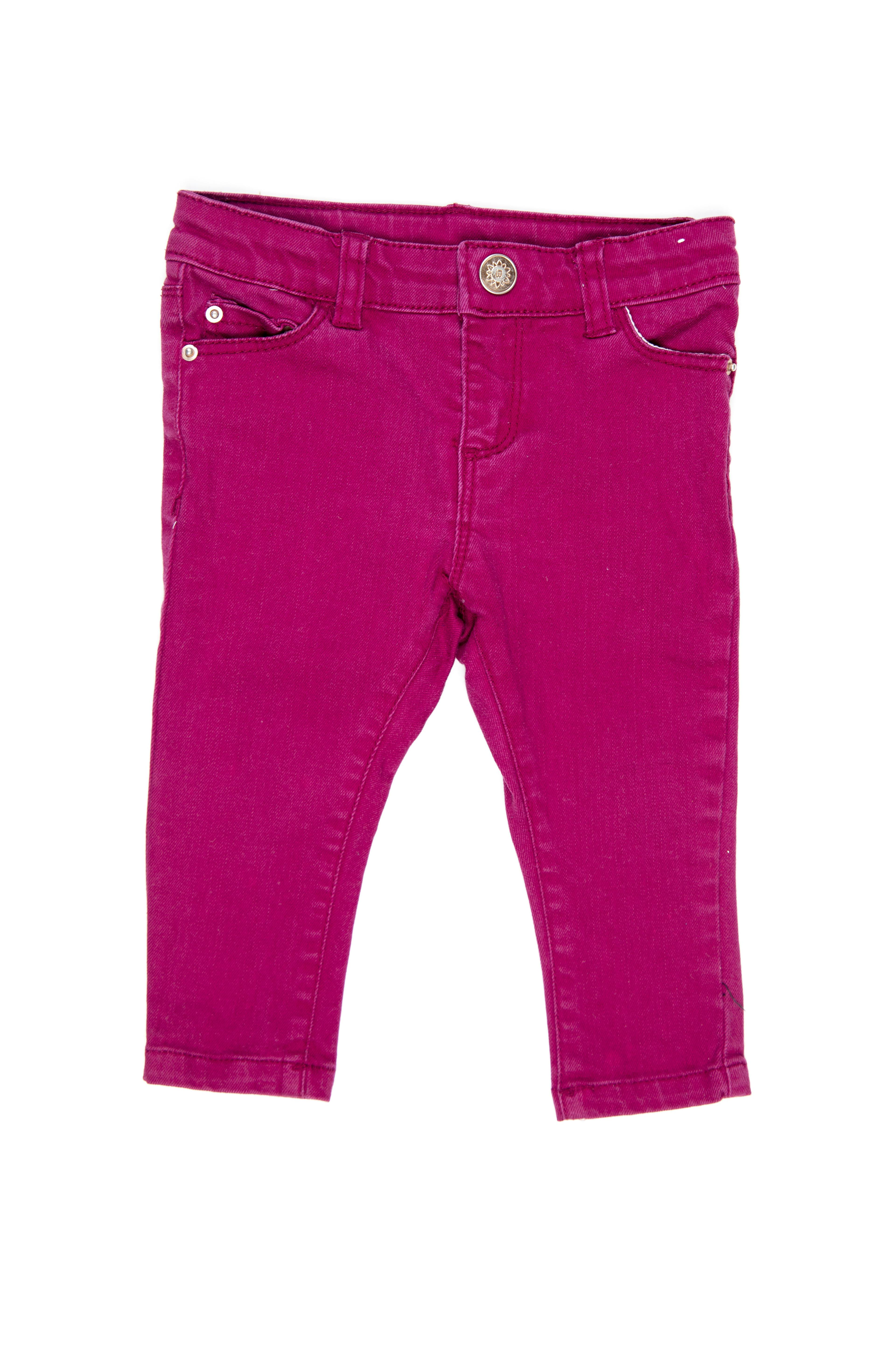 pantalón morado tipo jean 97% algodón - yamp