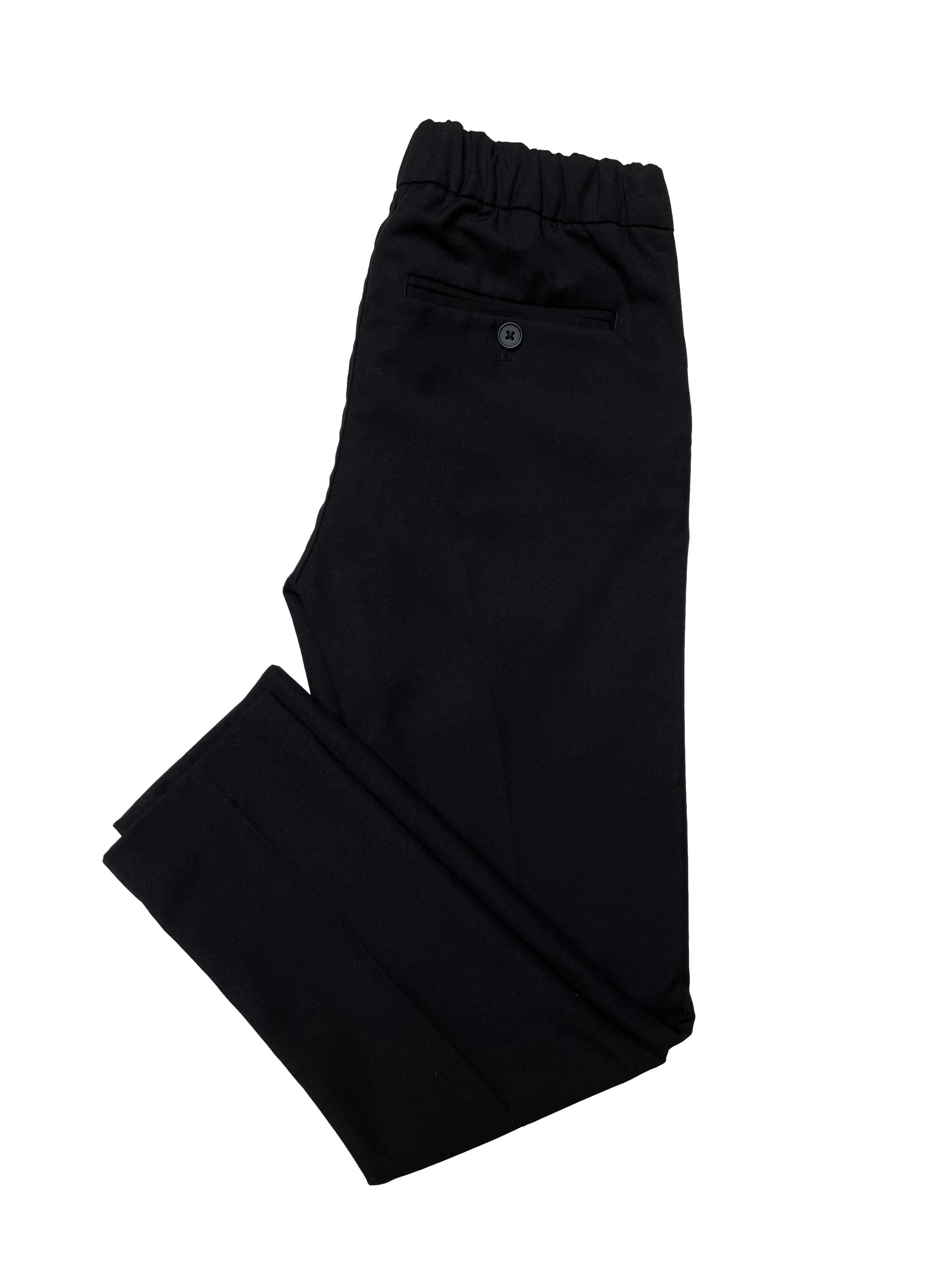 Pantalón de vestir H&M pretina elástica posterior, bolsillos laterales y traseros. Pretina 60cm sin estirar Largo 77cm